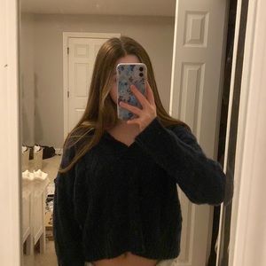 american eagle sweater hooded